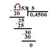 деление десятичных дробей на натуральное число пример 2